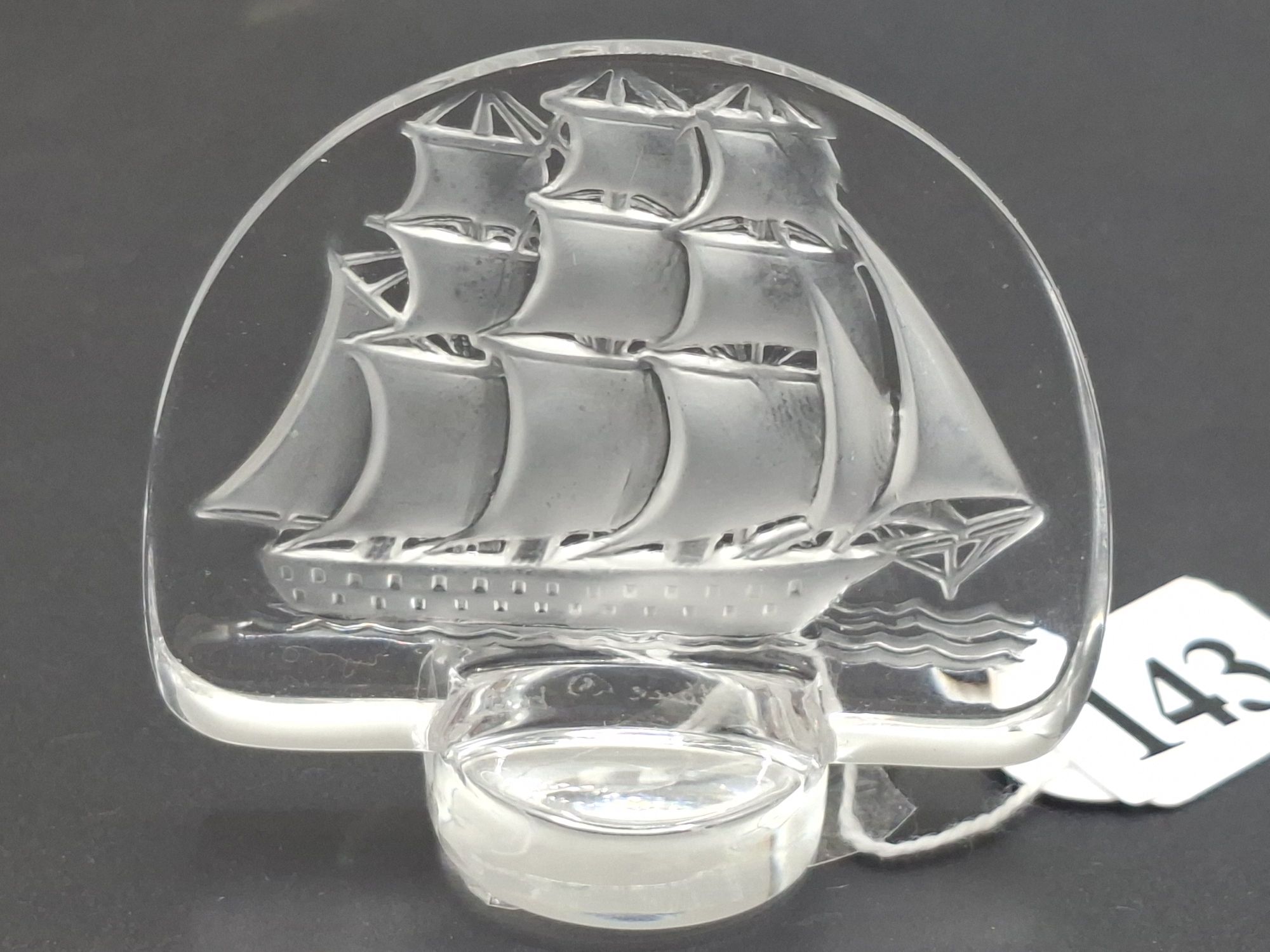 LALIQUE FRANCE GALLEON
