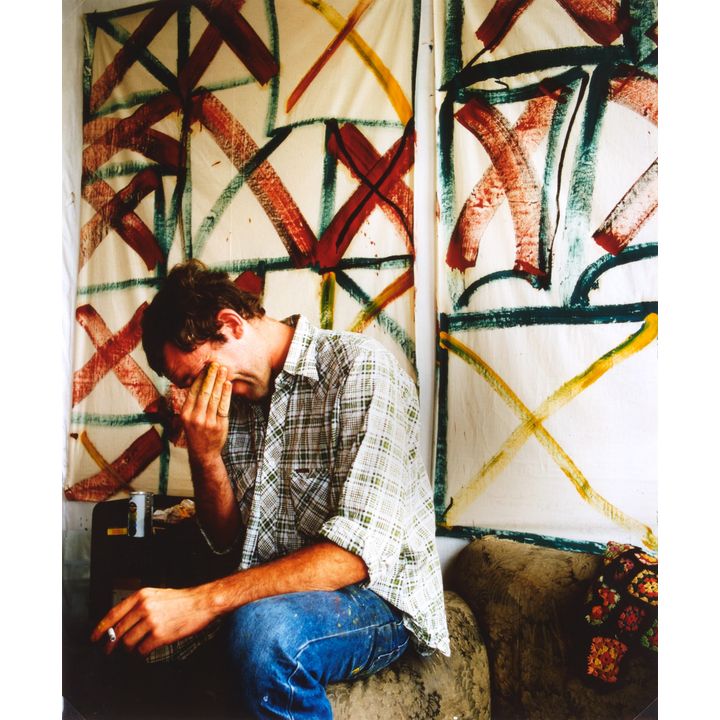 Marti Friedlander 'Allen Maddox in his Studio'