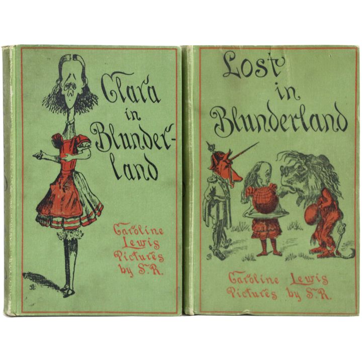 LEWIS, CAROLINE [pseud] [2 titles], Clara in Blunderland.
