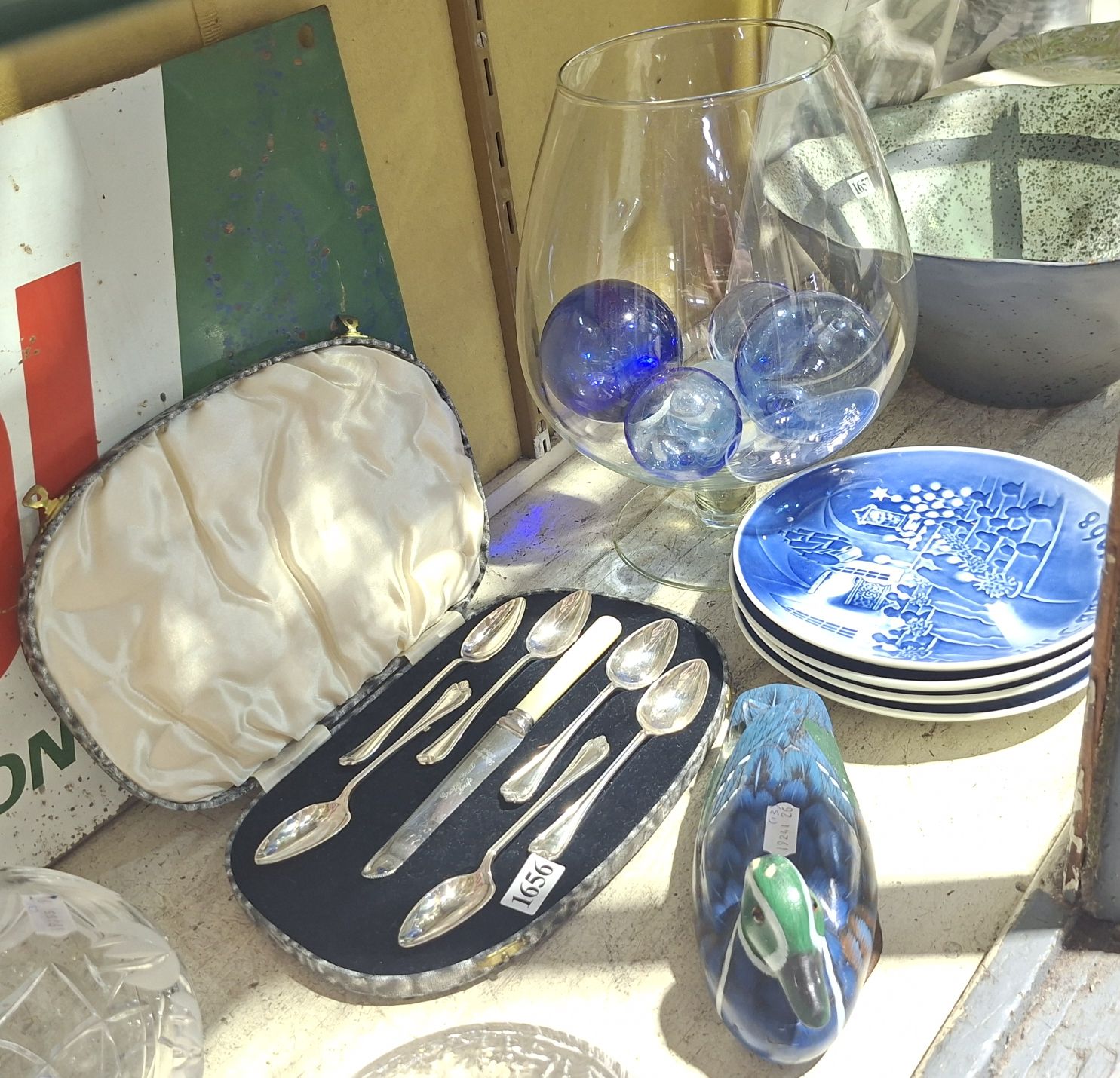 Home Decor And Silverplate Cake Service