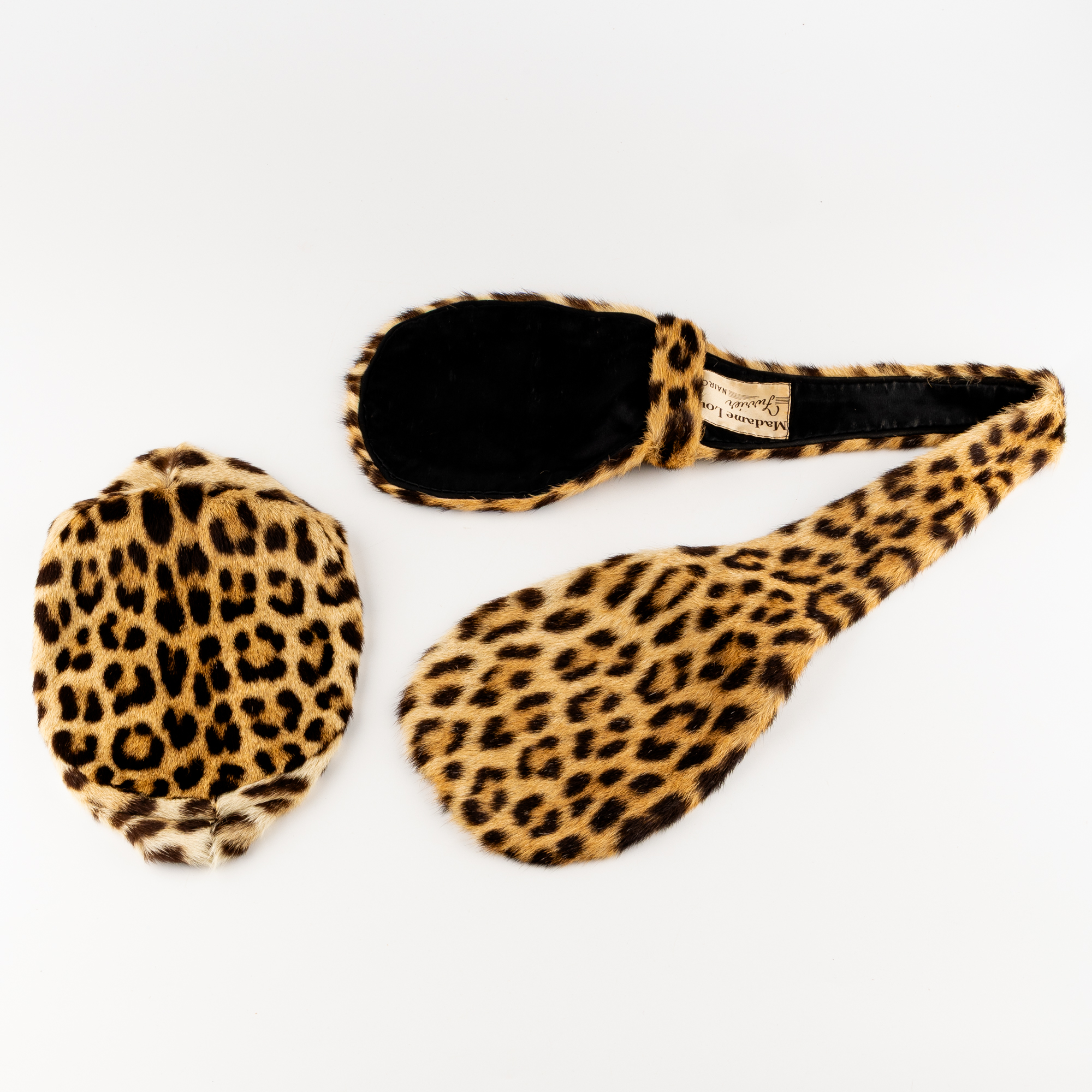 164 · Kenya, Vintage Cap & Scarf in Animal Skin, C. 1950S-1960S