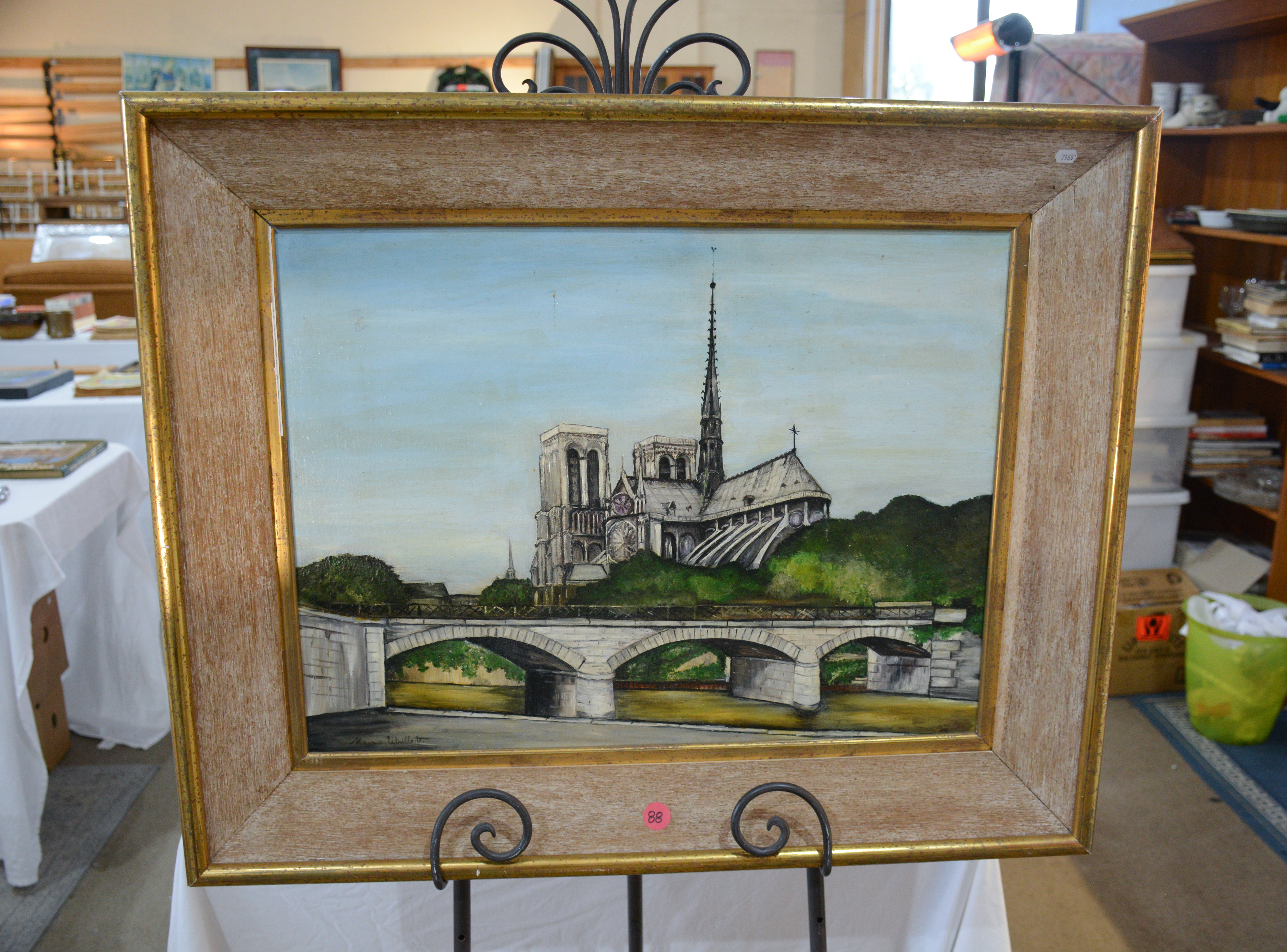 Very Old Framed Original Art — NZ auction result