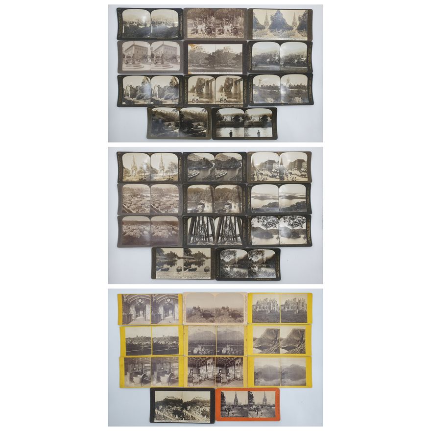 Stereograph Cards (x33)