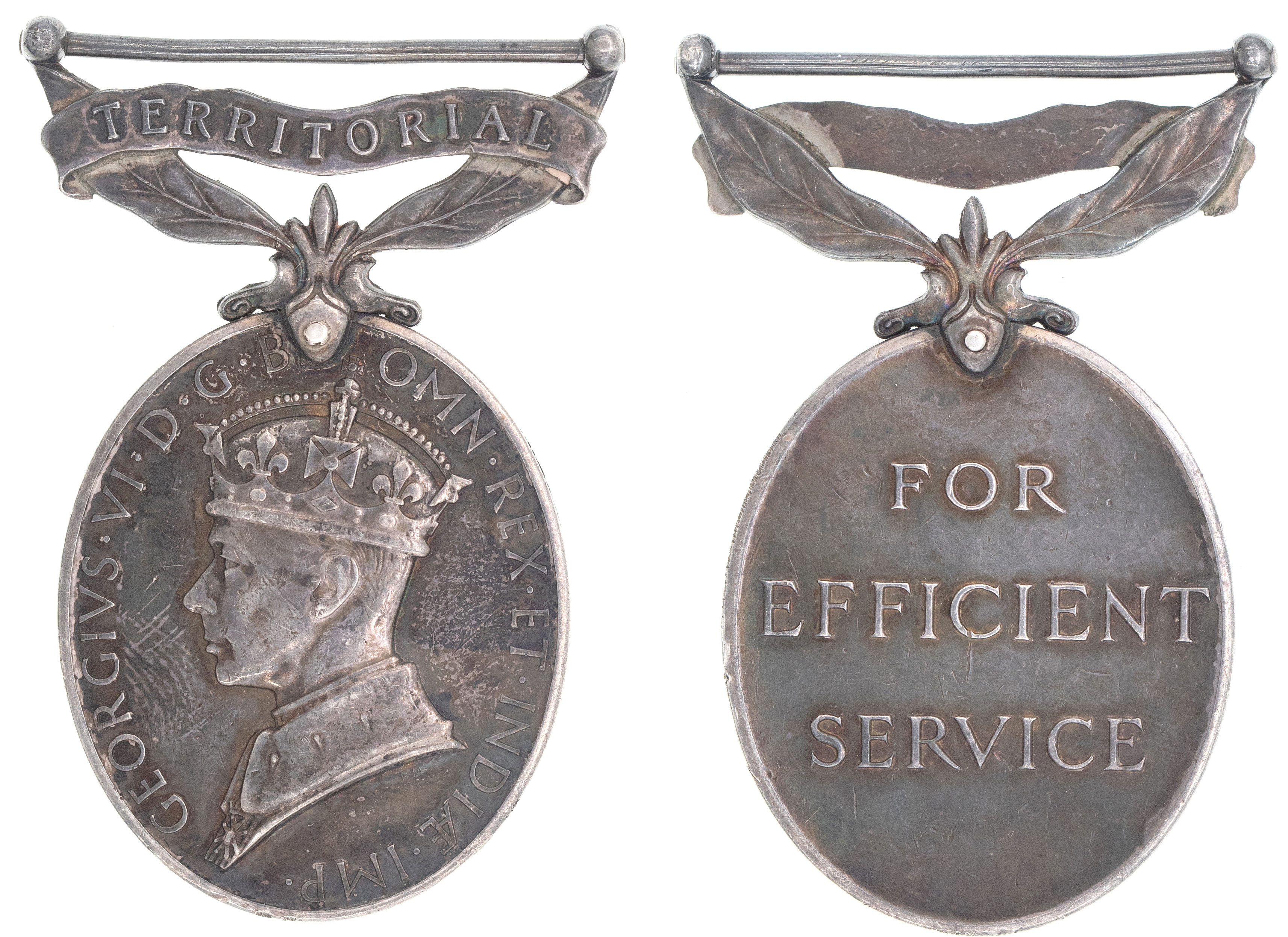Great Britain, Territorial Efficiency Medal, 1939 - 1945, gVF