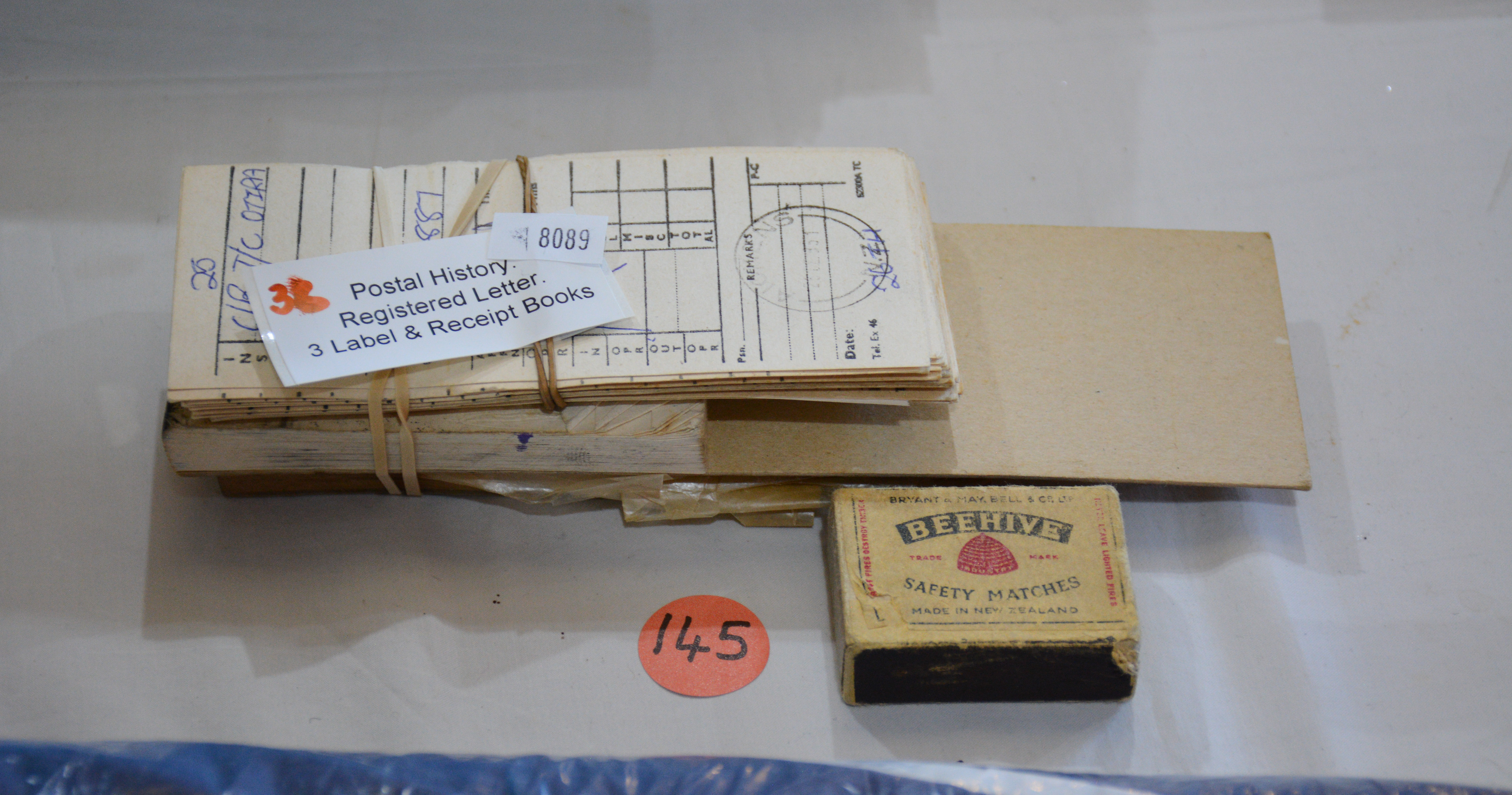 Postal History Registered Letter Label/Receipts — NZ auction result