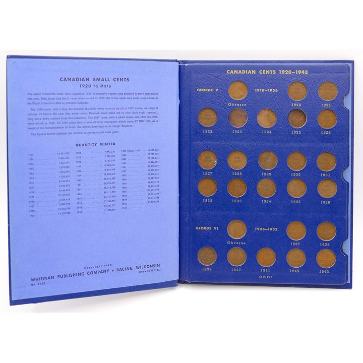 2pc Whitman Canadian Cent & Nickel Books