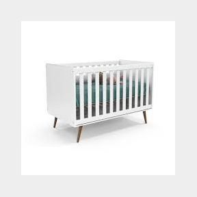 George & Mason Baby - 2-in-1 Retro Cot Bed - White | SJ 51673/10089 (GL) B9 (S2)