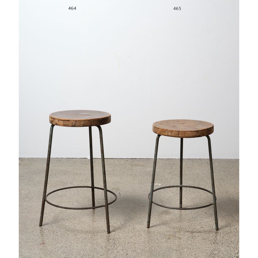 Pierre Jeanneret - A rare and original Tripod stool, 1960, from the School of Engineering, Chandigarth, India