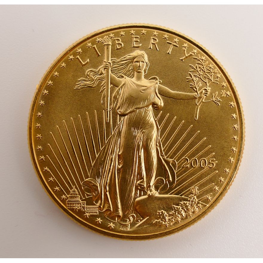 United States 2005 1 Oz Gold Eagle $50 Dollar Coin
