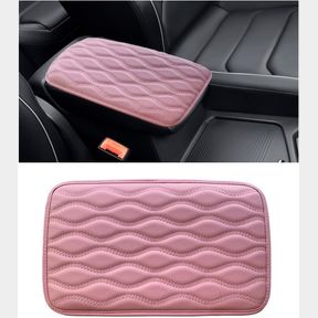 DICKNO CAR CENTER CONSOLE PAD, WATERPROOF AUTO ARMREST SEAT BOX COVER, PU LEATHER ARM REST PROTECTOR CUSHION PAD, UNIVERSAL VEHICL