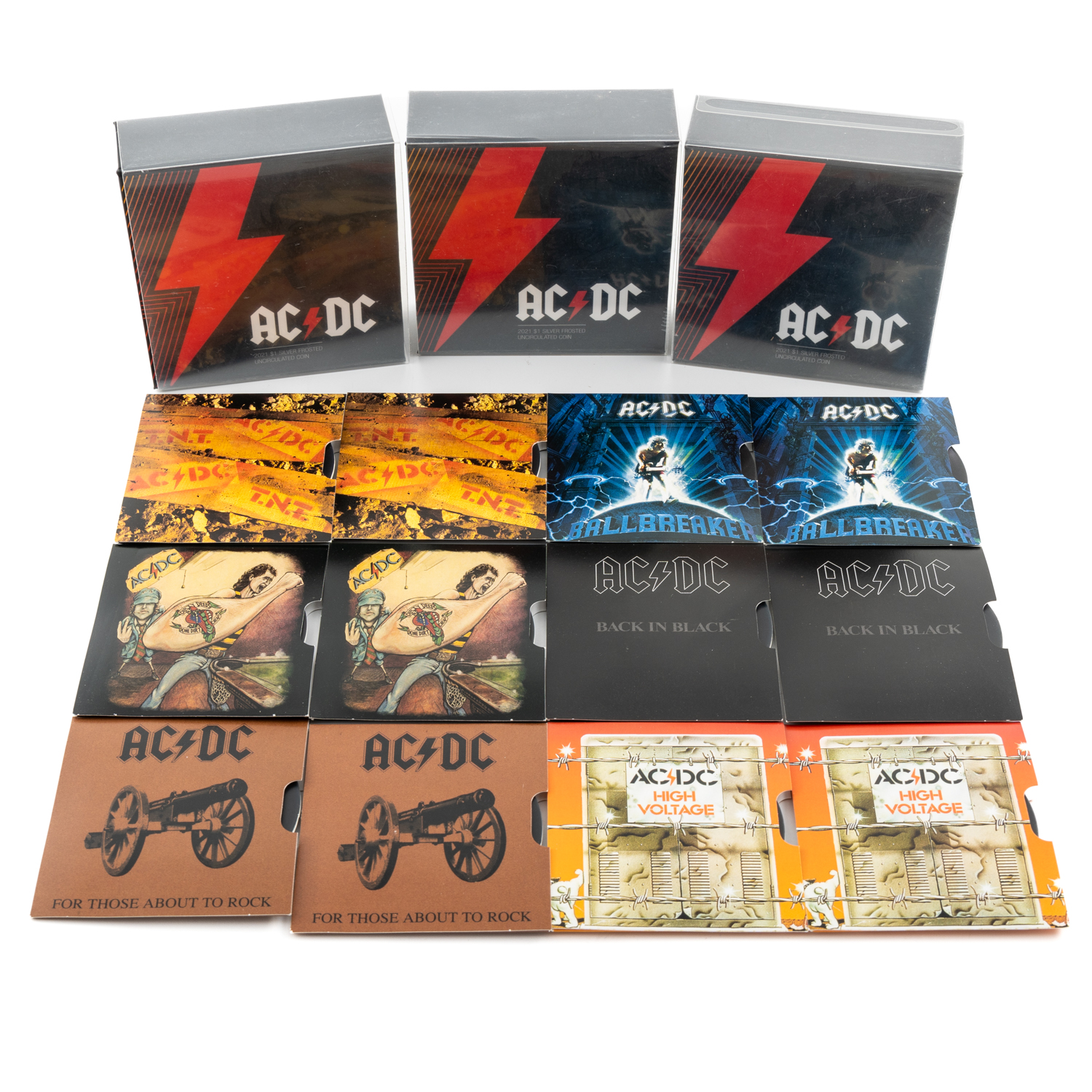 451 · Elizabeth II, RAM AC/DC, Twenty Cents - One Dollar, 2021,  FDC