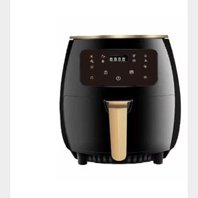 6L DIGITAL ROASTER AIR FRYER WITH PAPER LINERS - BLACK -