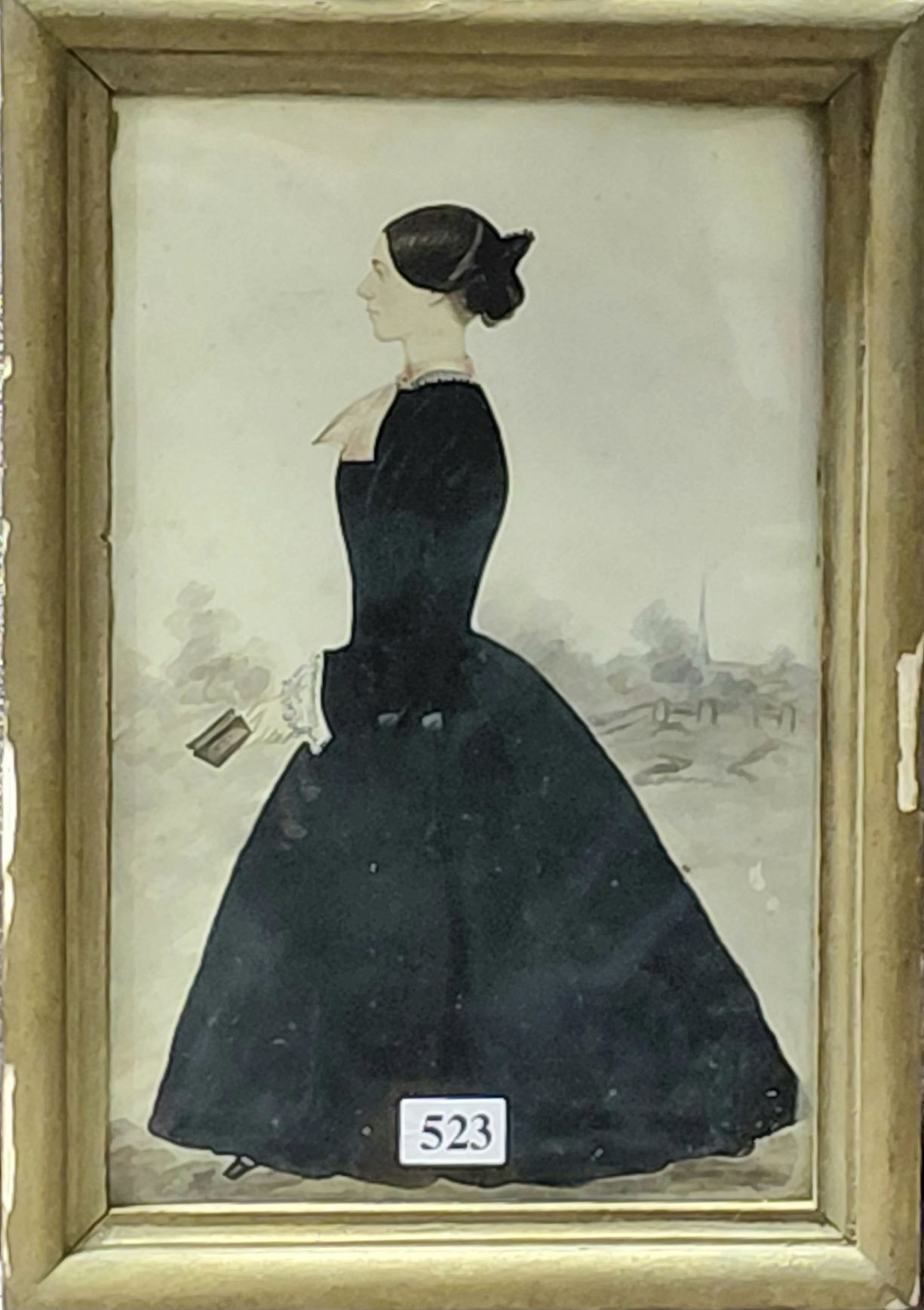19th Century Portraits On Glass