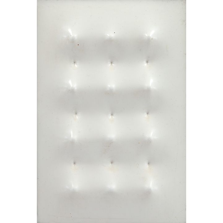Enrico Castellani Untitled (Folder cover from the portfolio: Hommage à Carl Laszlo) 1968