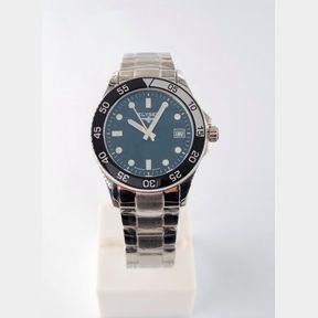 MENS SILVER + BLACK ELYSEE - NO BOX NO PAPER - 51611/17