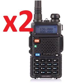 (2) 2 WAY RADIO BAOFENG RADIO WALKIE TALKIE UV5RC