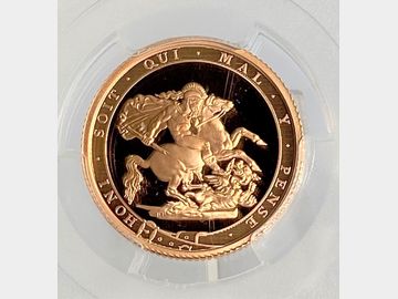 2017 ELIZABETH II GOLD PROOF SOVEREIGN PR69 DCAM