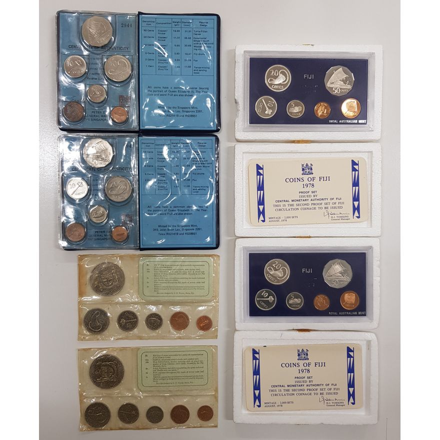 Fijian Coin Sets (x6)