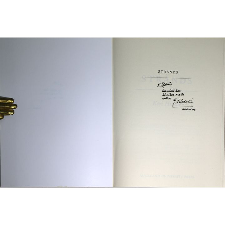 HULME, KERI [signed by author] - Strands