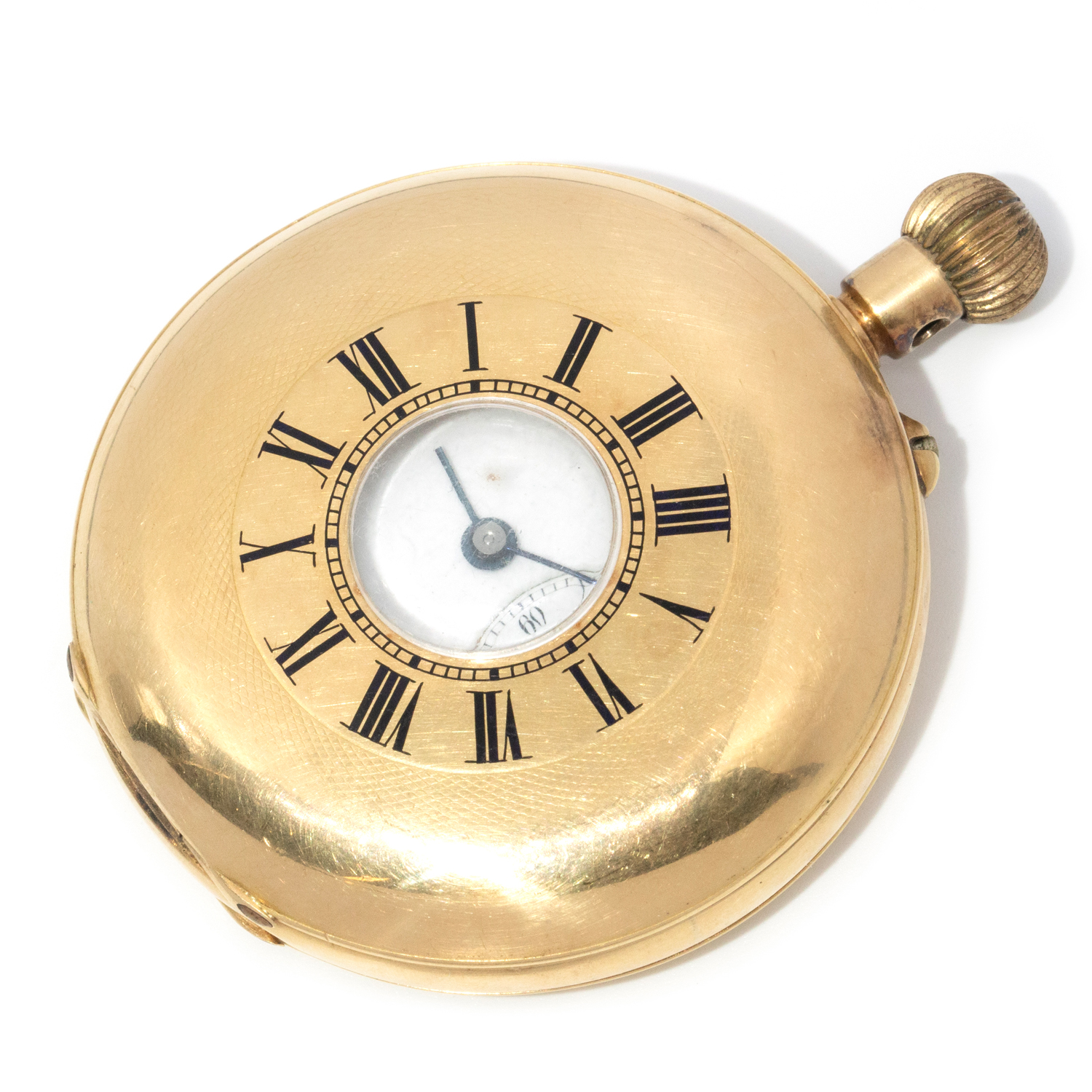 Half Hunter 16s Pocket Watch in 18ct Gold , 1912