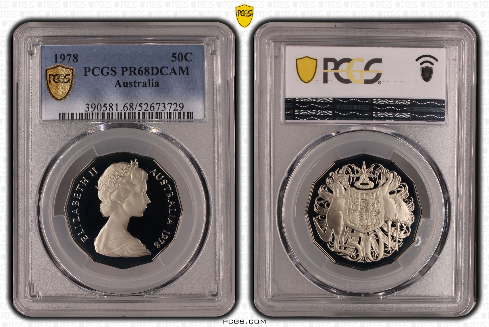 Fifty Cent, 1978, PCGS PR68DCAM