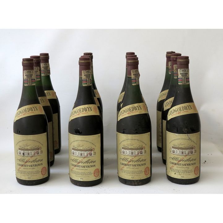 ALLES VERLOREN CABERNET SAUVIGNON 1977, 12 bottles