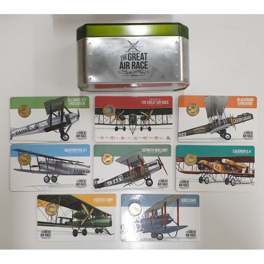 Great Air Race Carded Coin Collection