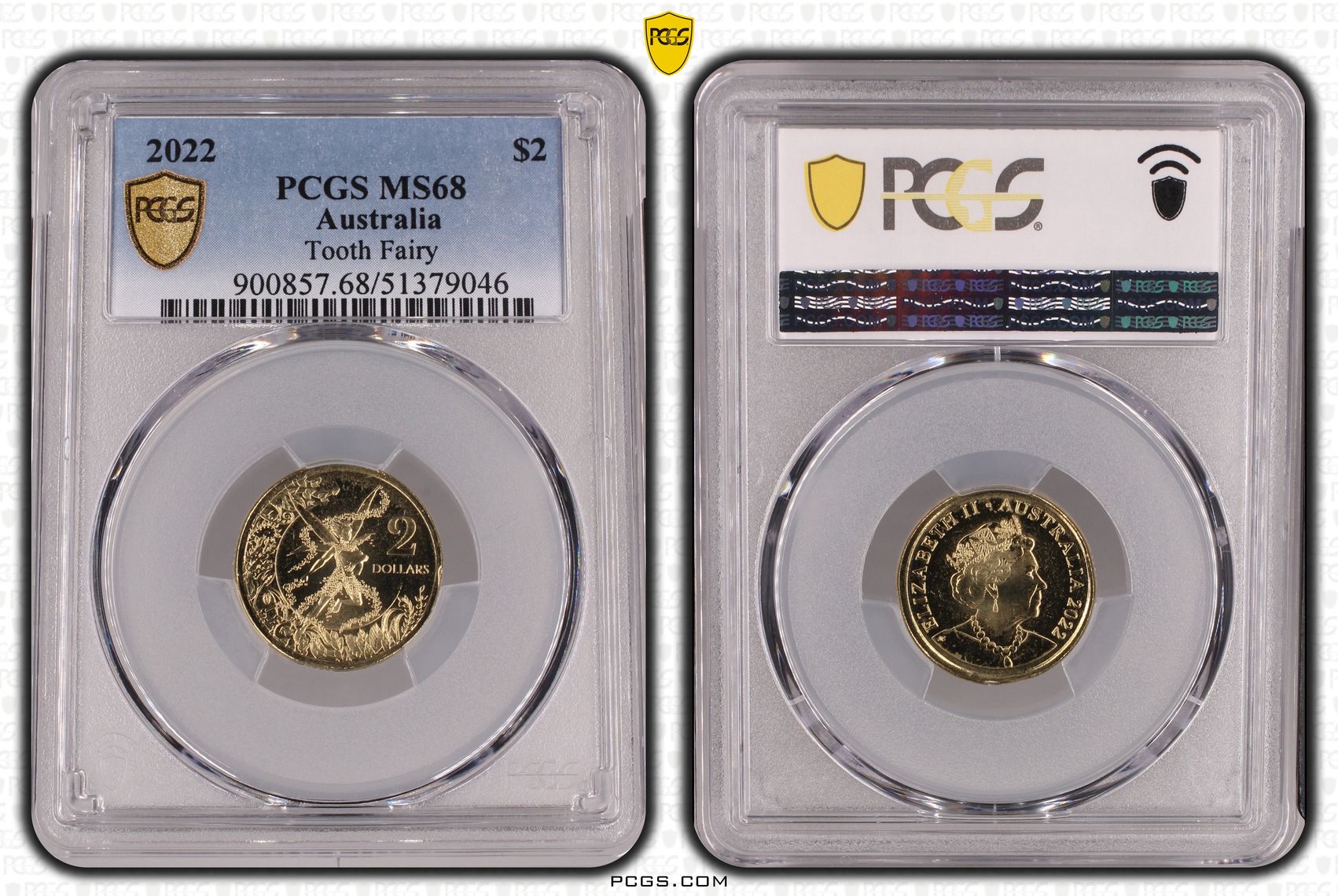 Tooth Fairy, Two Dollar, 2022, PCGS MS68