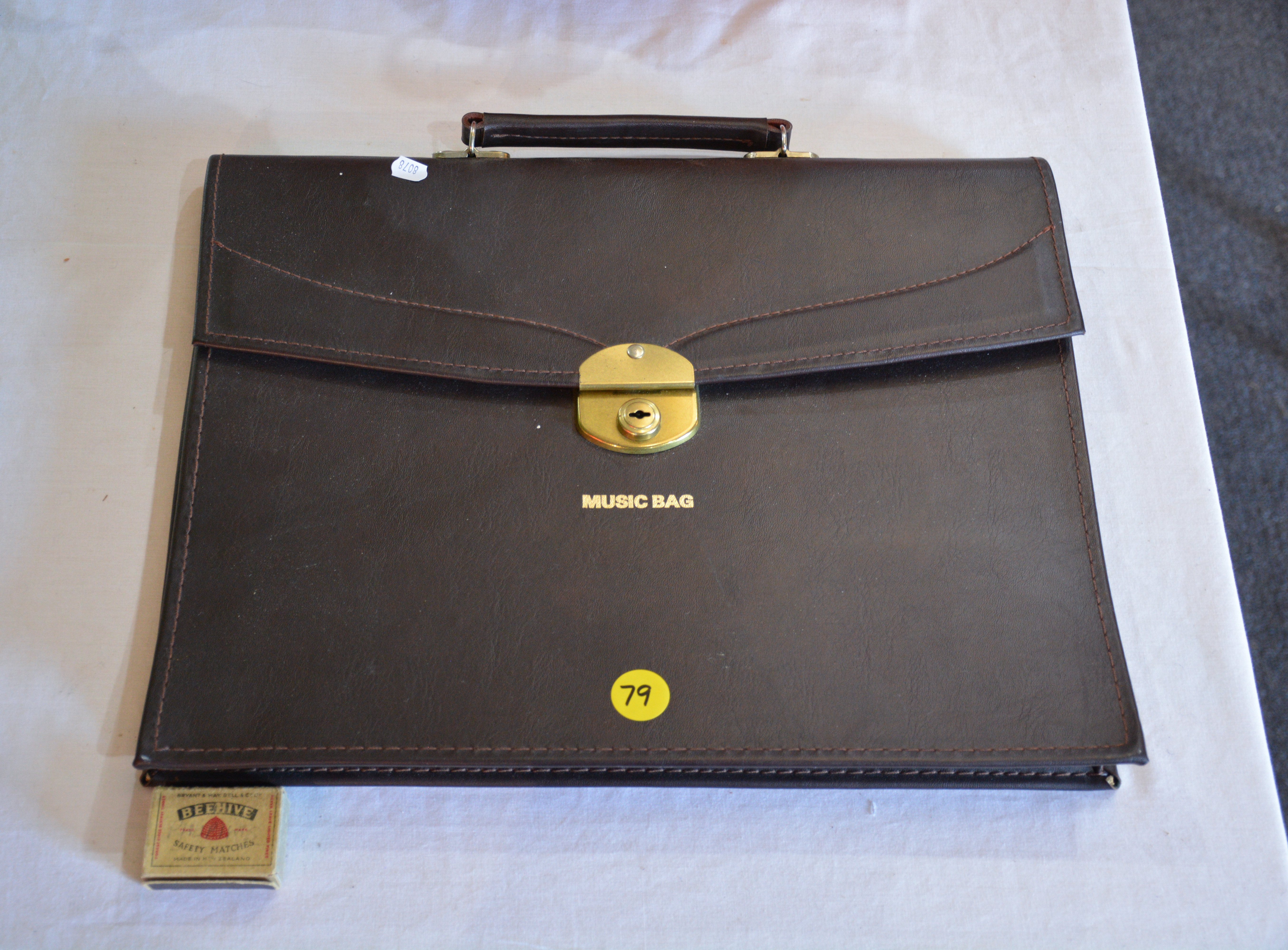 As New Leather Music Bag — NZ auction result