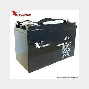 Vision Deep Cycle AGM Battery 6FM100Z-X (For Use With Inverters) (100Ah 12V) | DR 51654/9684 B4 (S2)