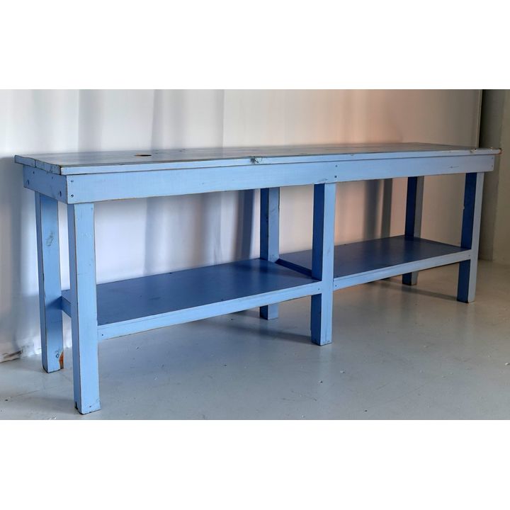 PAINTED TWO TIER SERVER/ENTERTAINMENT STAND