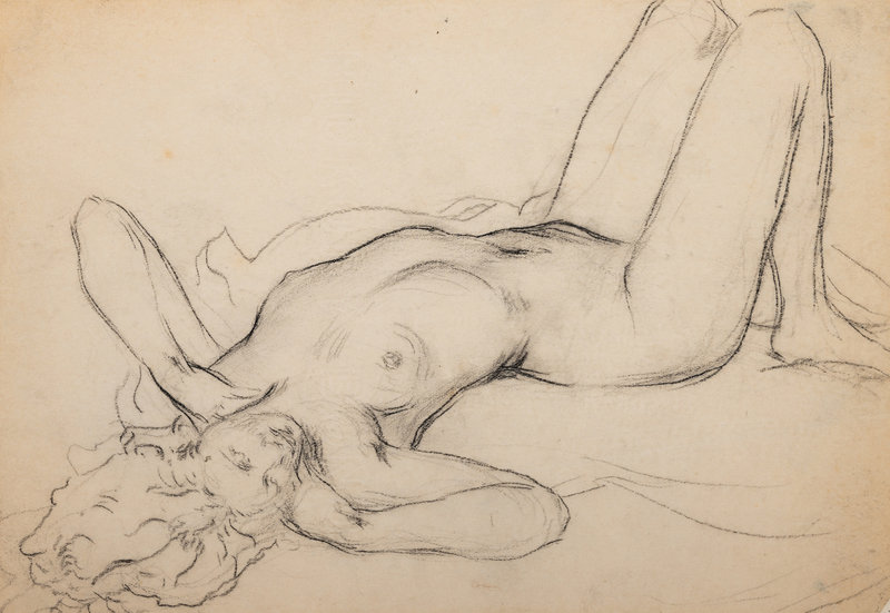 Lawton S. Parker
(American, 1868-1954)
A Group of Three Nude Studies