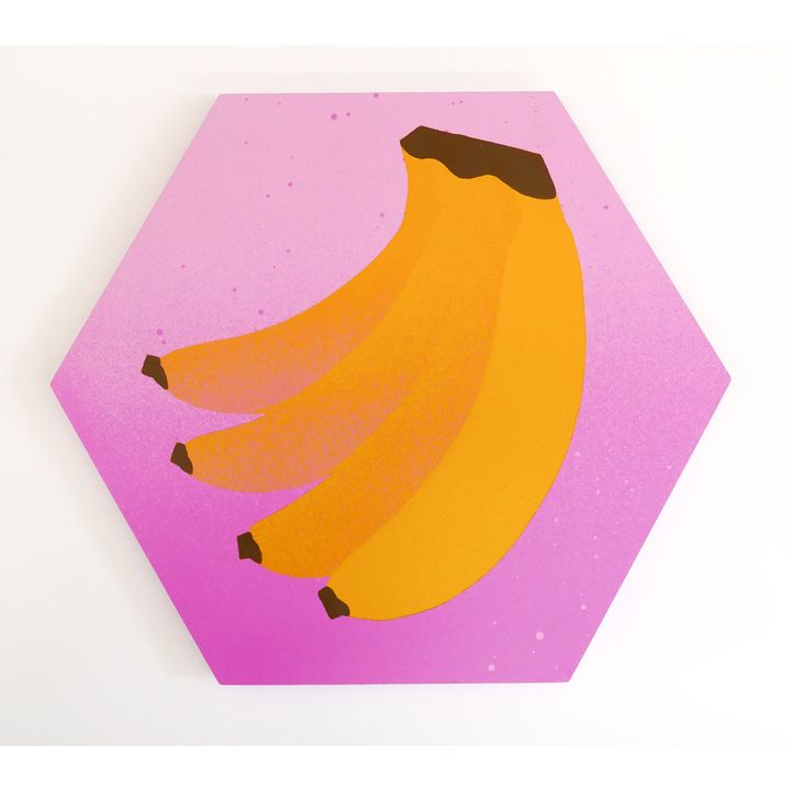 Genevieve St Charles 'Bananas' Painting, 2022