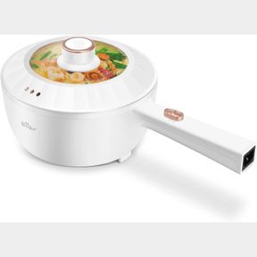 BEAR ELECTRIC COOKER, 2L MULTIFUNCTIONAL PORTABLE POT FOR COOKING, 1000W RAPID NOODLES COOKER, NON-STICK SAUT PAN FOR STEAK, EGG,