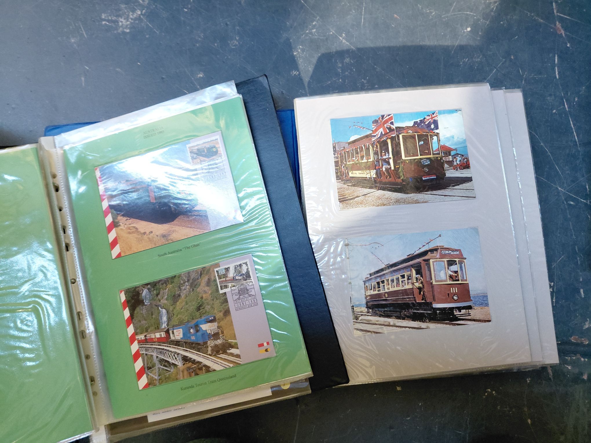 322 · POSTCARDS - TRAINS