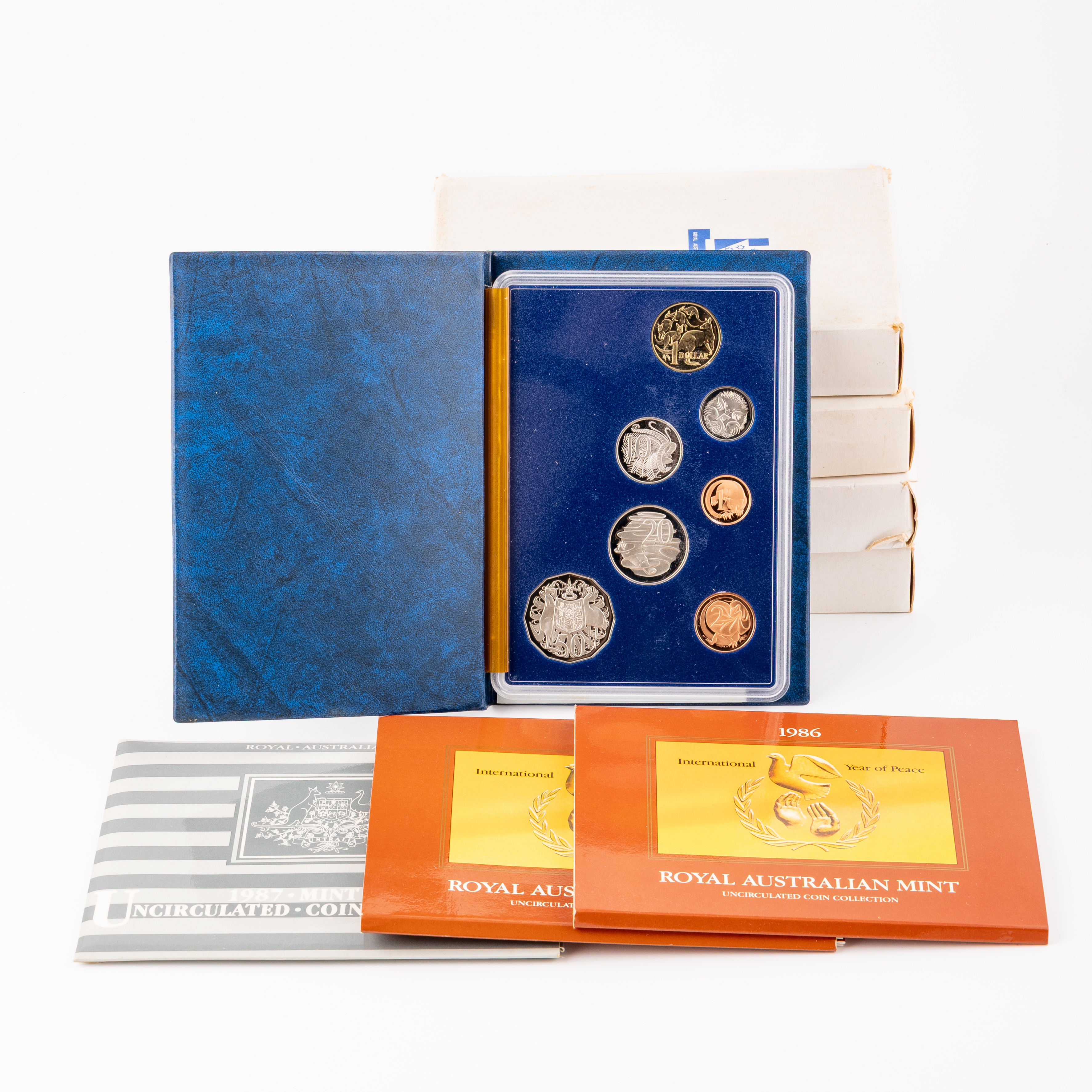 Elizabeth II, One Cent - One Dollar, 1986 - 1987, FDC