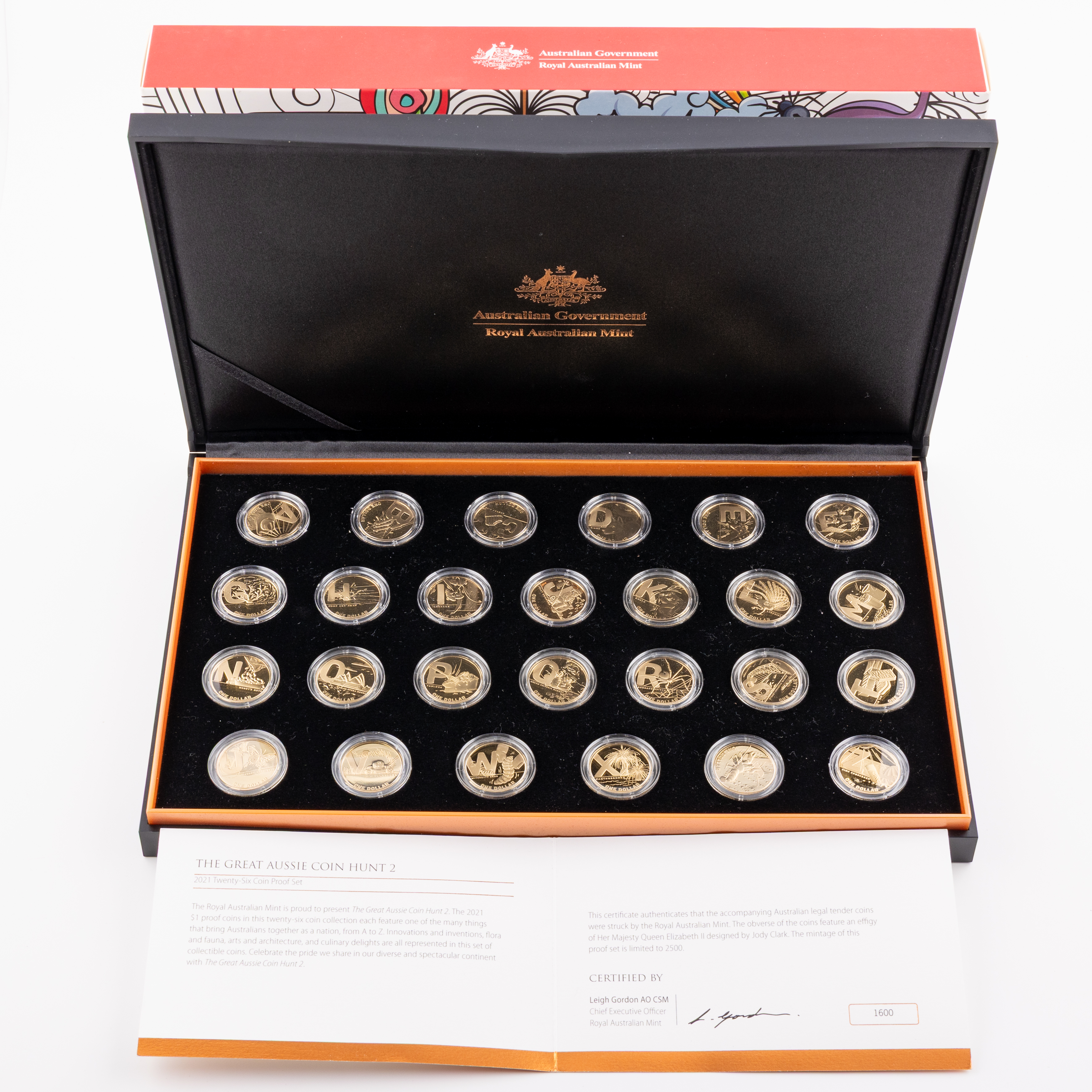 Elizabeth II, RAM Great Aussie Coin Hunt #2, One Dollar, 2021, FDC