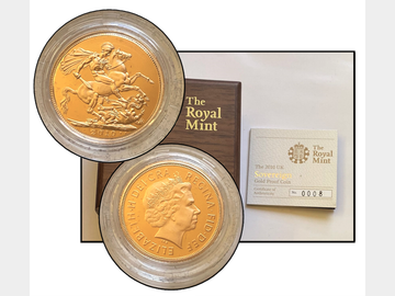 2010 ELIZABETH II GOLD PROOF SOVEREIGN