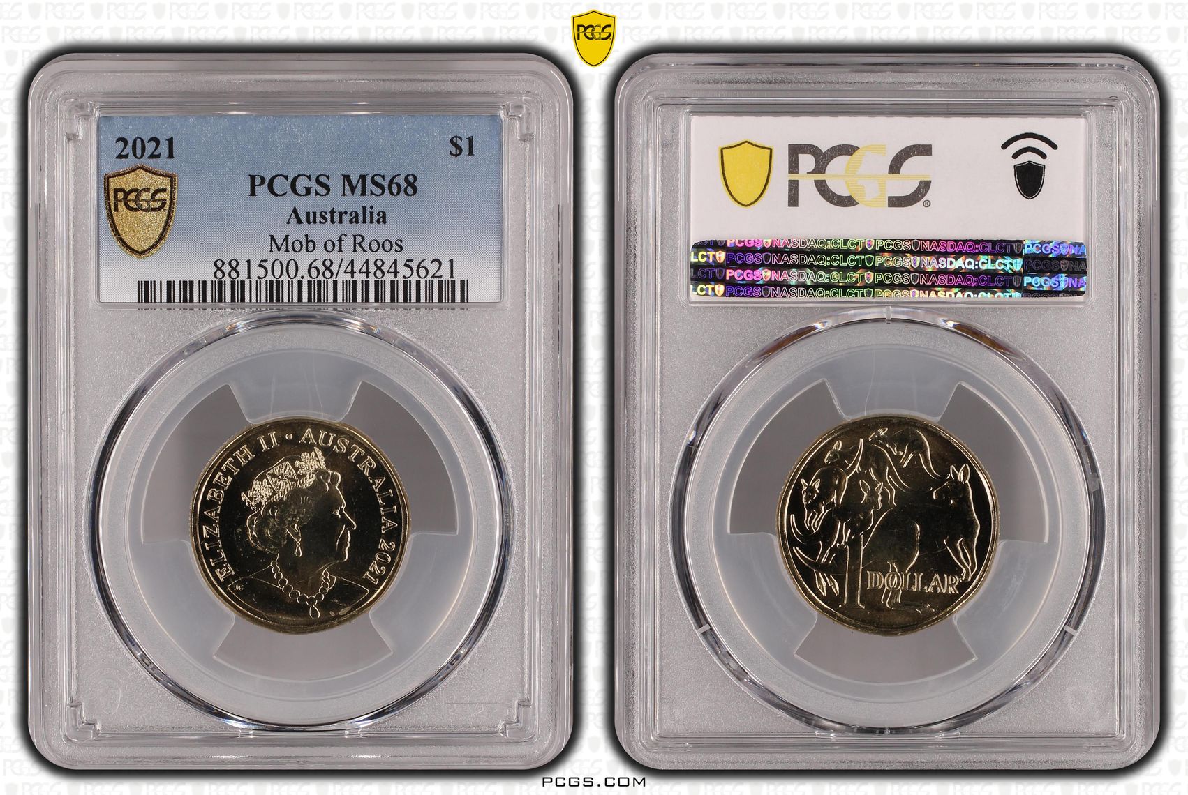 One Dollar, 2021, PCGS MS 68