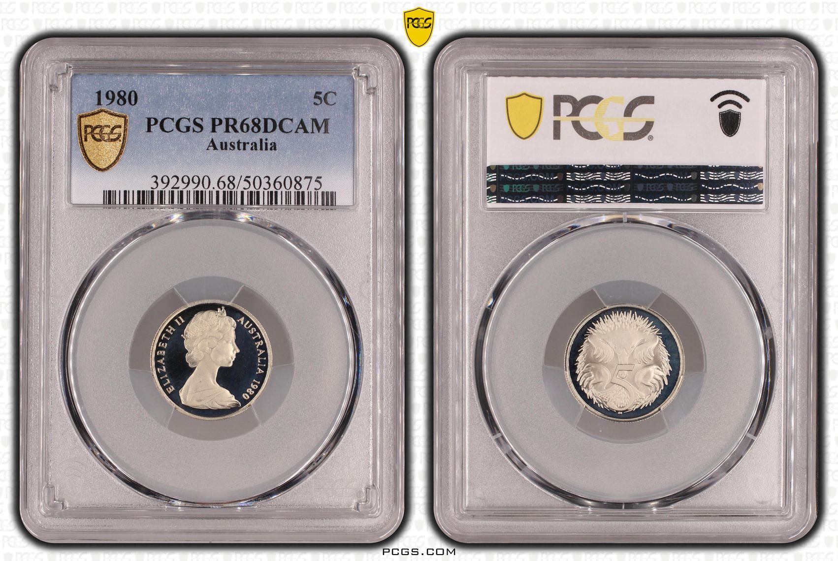 Five Cent, 1980, PCGS PR68DCAM