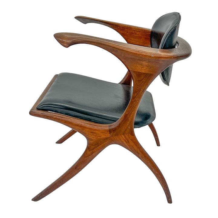 Evert Sodergren ''Sculptured Chair'' 1955 Walnut