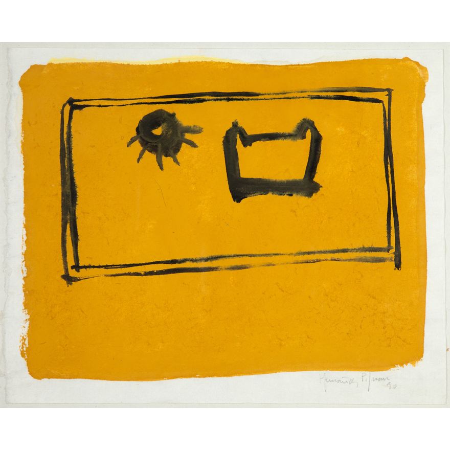 Joan Hernandez Pijuan Untitled (from the series: Cases-Esbos 107) 1990