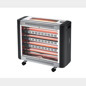 LUXELL - 6 BAR HEATER WITH THERMOSTAT FUNCTION - BLACK/GREY
