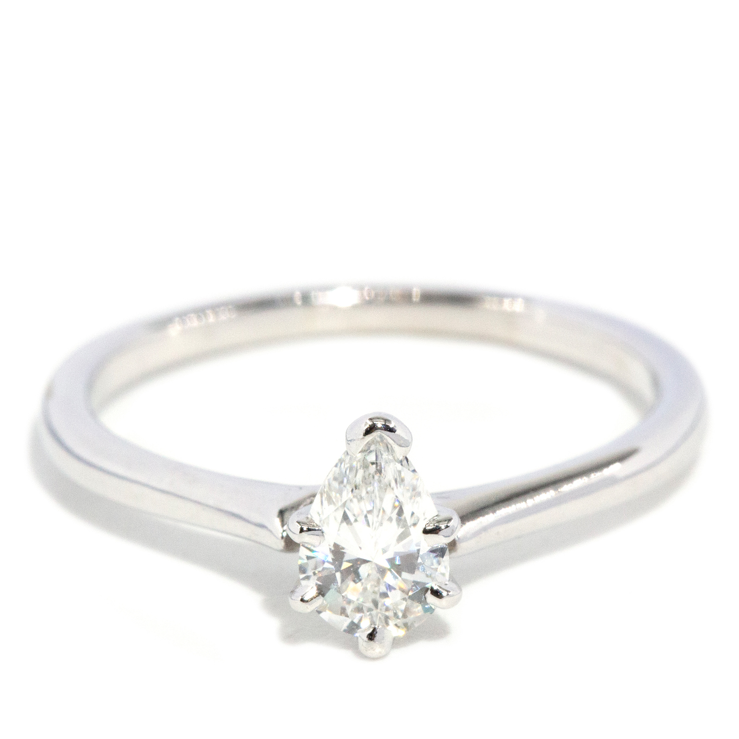 0.50ct Pear-Cut Diamond Solitaire Ring in 14ct Gold