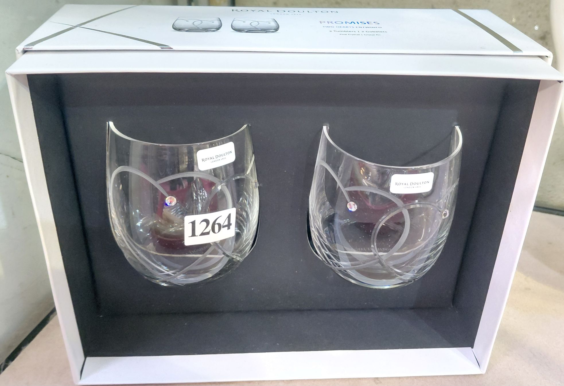 ROYAL DOULTON SWAROVSKI GLASSES