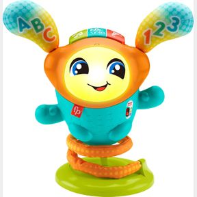 FISHER-PRICE BABY & TODDLER LEARNING TOY DJ BOUNCIN BEATS WITH MUSIC LIGHTS & BOUNCING ACTION FOR AGES 9+ MONTHS