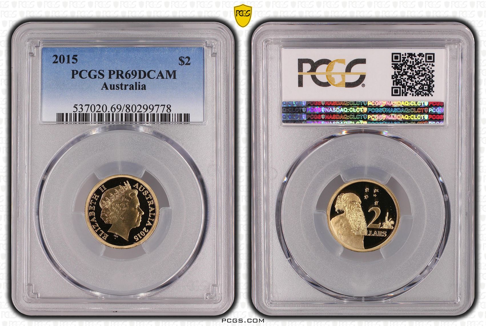 Two Dollar, 2015, PCGS PR69DCAM