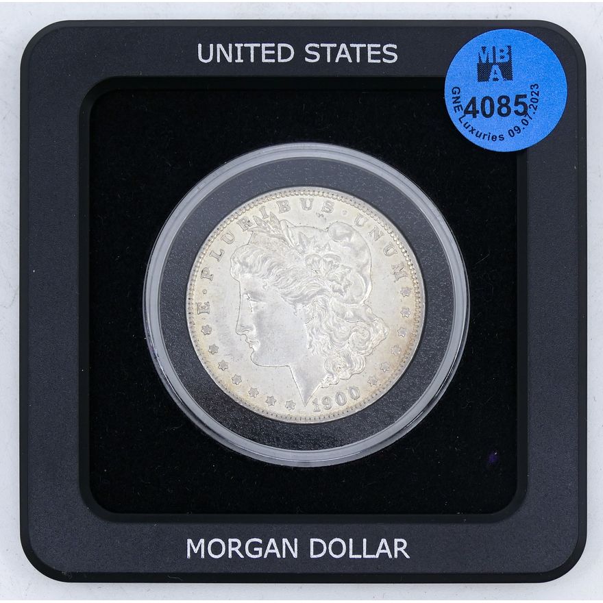 US 1900-O Morgan Silver Dollar in Black Case