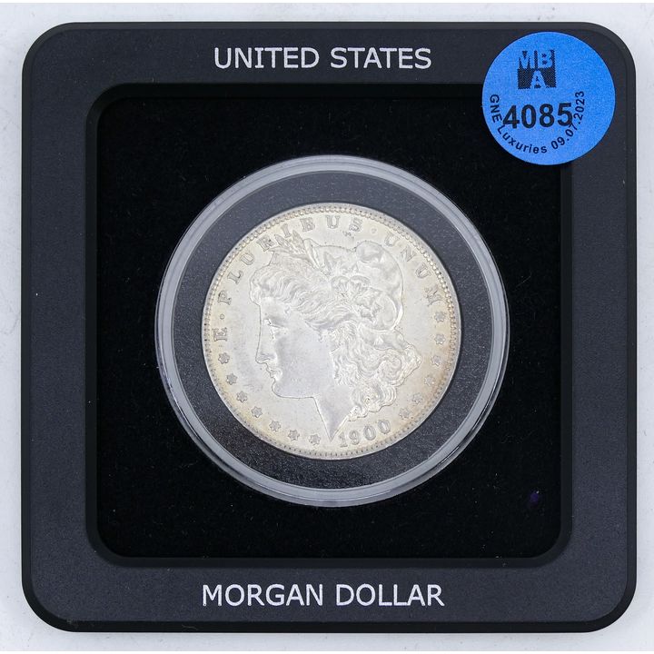 US 1900-O Morgan Silver Dollar in Black Case