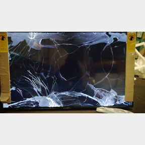 Hisense 55" A6G UHD Smart TV with HDR & Bluetooth-SCREEN CRACKED, NO SCREWS & NO HDMI CABLES-51484/115